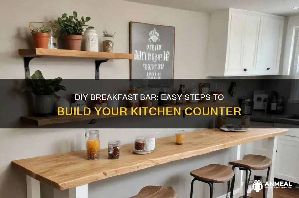 how to build breakfast bar