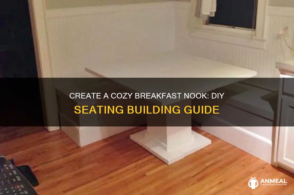 how to build breakfast nook seating