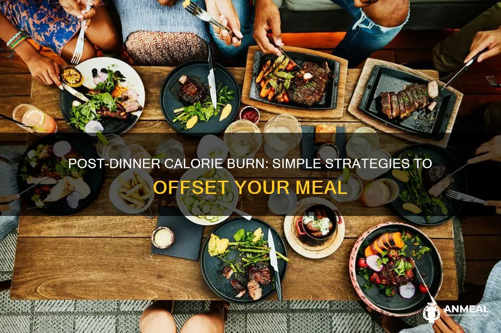 how to burn off dinner