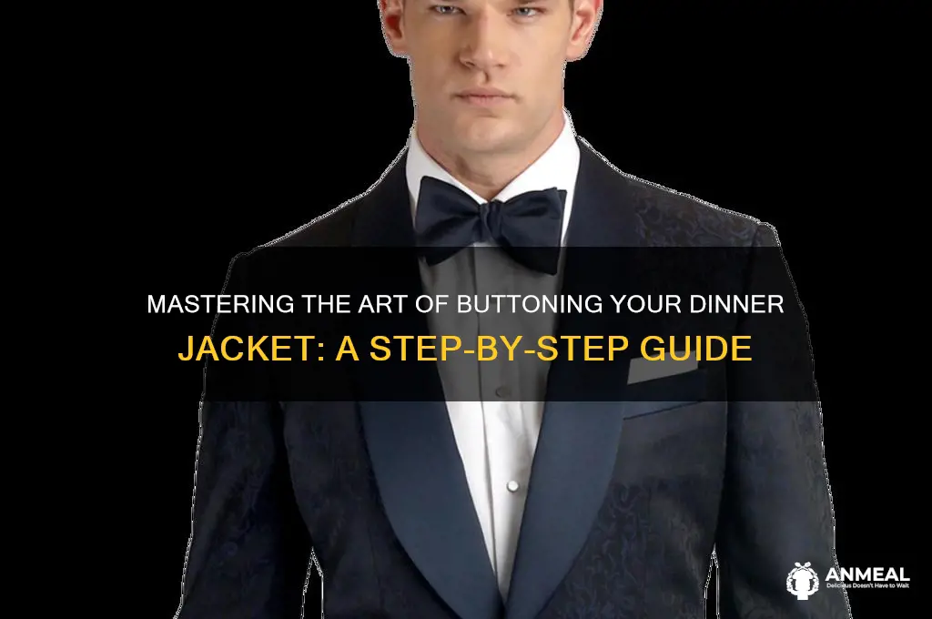how to button a dinner jacket