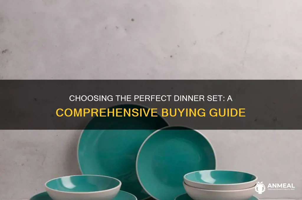 how to buy dinner set