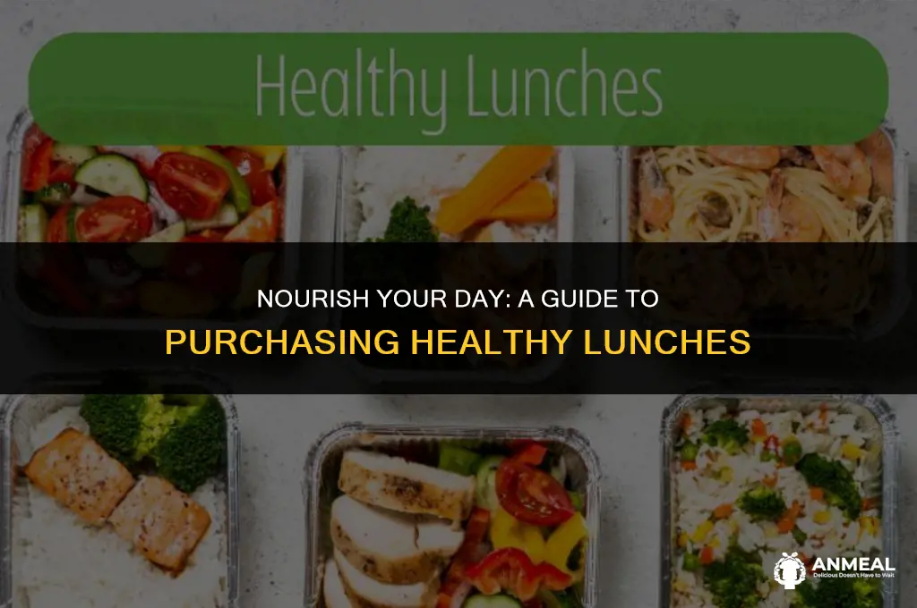 how to buy healthy lunch