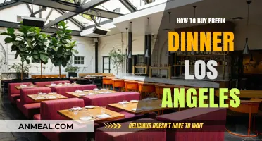 Discover the Best Prefix Dinner Options in Los Angeles: A Guide