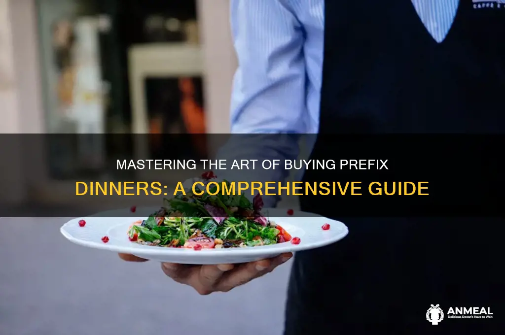 how to buy prefix dinner