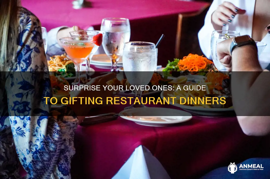 how to buy restaurant dinner as gift