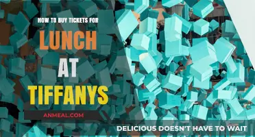 Securing Your Spot: A Guide to Tiffany's Lunch Reservations