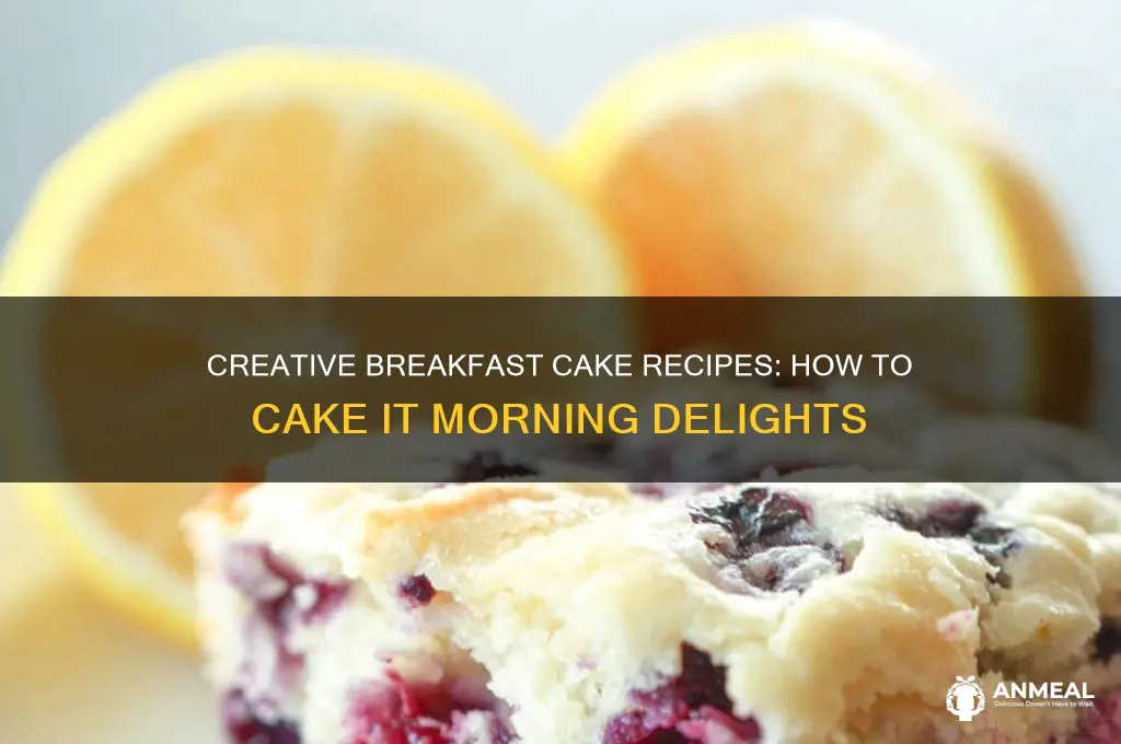 how to cake it breakfast