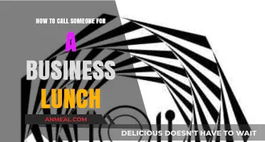 Initiating a Business Lunch: A Guide to Professional Invitations