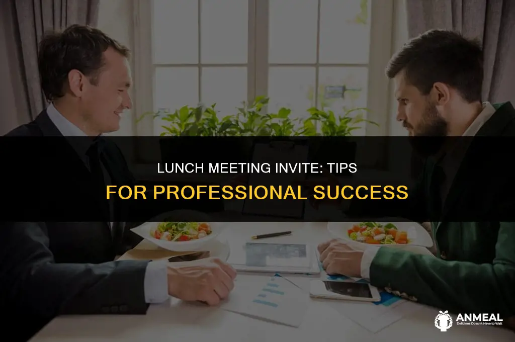how to call someone for lunch for official purpose