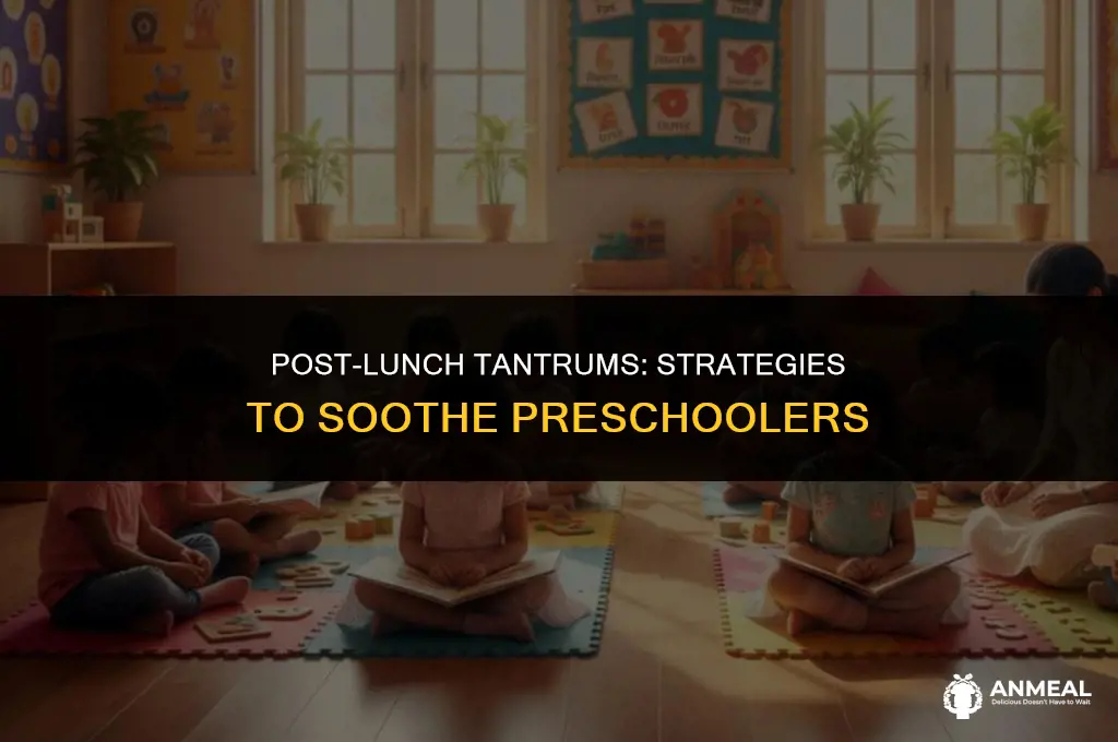 how to calm down preschoolers after lunch