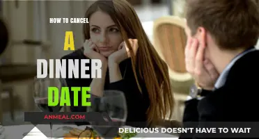 Gracefully Cancelling a Dinner Date: Tips for Polite and Honest Communication
