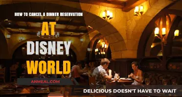 Canceling Disney World Dinner Reservations: A Step-by-Step Guide