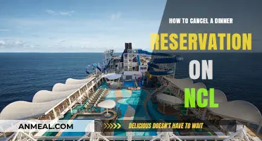Canceling Your NCL Dinner Reservation: A Step-by-Step Guide