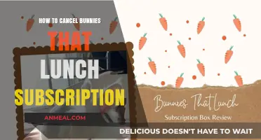 Easy Steps to Cancel Your Bunnies That Lunch Subscription