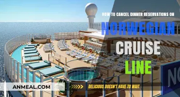 Canceling Norwegian Cruise Line Dinner Reservations: A Step-by-Step Guide