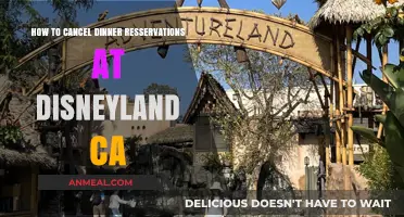 Canceling Disneyland California Dinner Reservations: A Quick and Easy Guide
