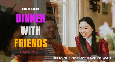 Gracefully Canceling Dinner Plans: A Guide to Maintaining Friendships