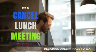 Gracefully Canceling Lunch Meetings: A Professional Guide