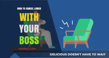 Gracefully Canceling Lunch with Your Boss: A Step-by-Step Guide