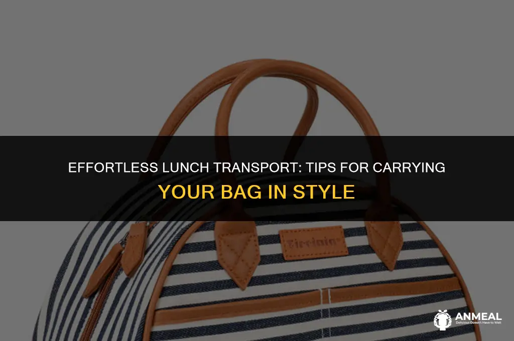 how to carry a lunch bag