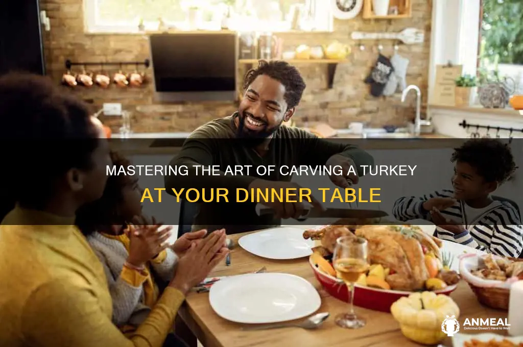 how to carve a turkey at the dinner table