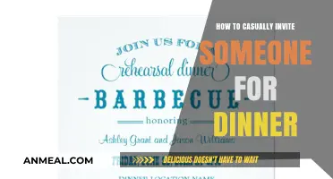 Effortless Dinner Invites: How to Casually Ask Someone to Join You