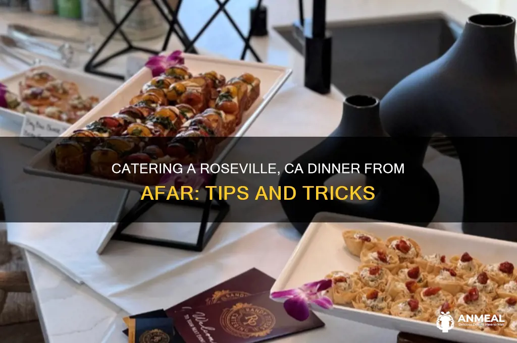 how to cater a dinner in roseville calif long distance
