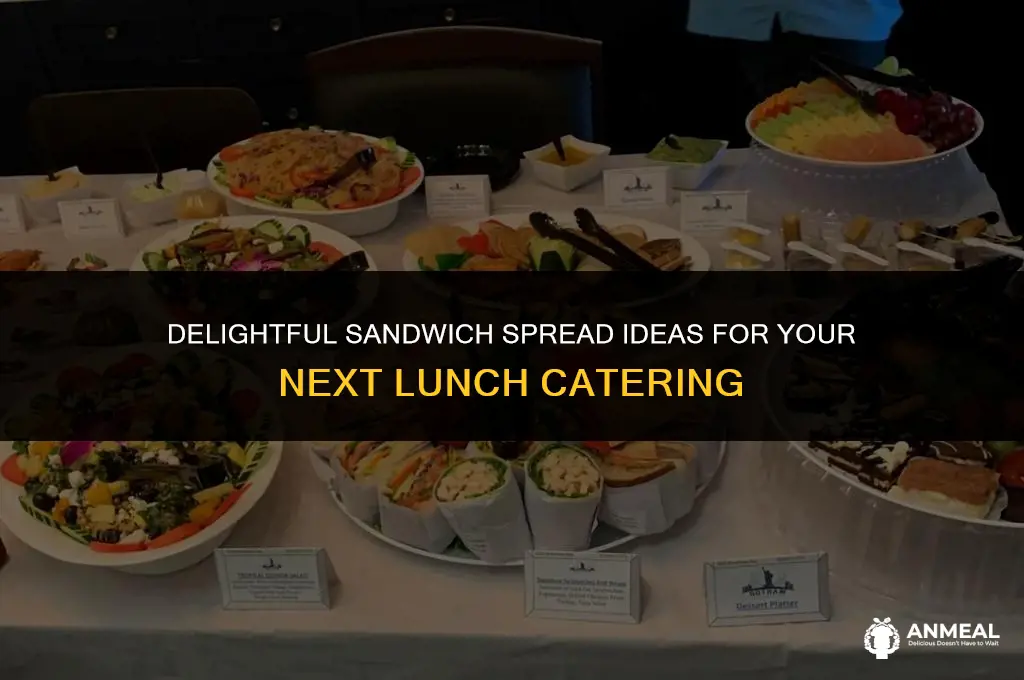 how to cater a lunch with a sandwich spread