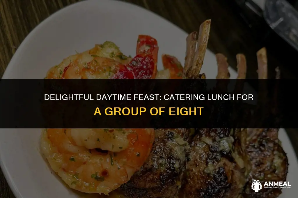 how to cater lunch for eight people