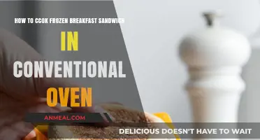 Perfectly Crispy: Baking Frozen Breakfast Sandwiches in a Conventional Oven