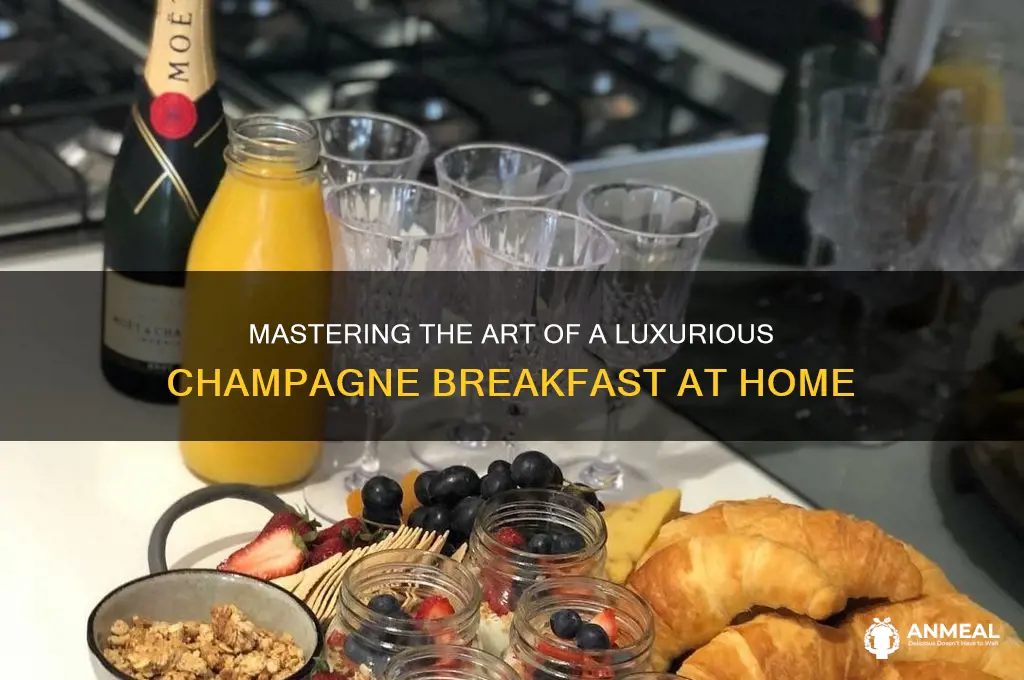 how to champagne breakfast
