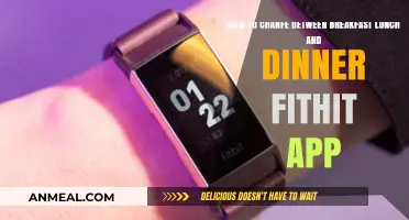 Switch Meals Easily: Navigating Breakfast, Lunch, Dinner on Fithit App