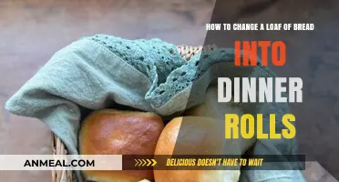 Transforming Bread Loaves into Fluffy Dinner Rolls: A Simple Guide