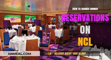 Effortlessly Modify Your NCL Dinner Reservations: A Step-by-Step Guide