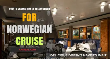 Effortlessly Modify Your Norwegian Cruise Dinner Reservations: A Step-by-Step Guide