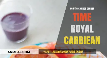 Changing Dinner Time on Royal Caribbean: A Simple Step-by-Step Guide