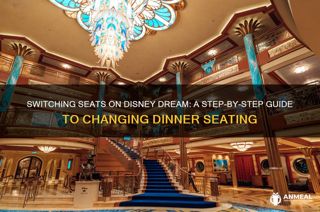 how to change my dinner seating on disney dream