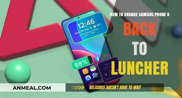 Reverting Samsung Phone 5 to Launcher: A Step-by-Step Guide