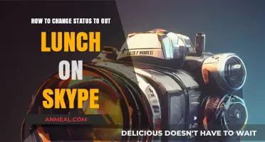 Quick Guide: Updating Your Skype Status to 'Out to Lunch