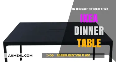 Transform Your IKEA Dinner Table: Easy Color Change Guide