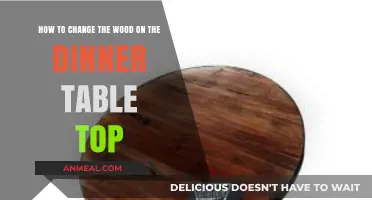 Revamp Your Dining Table: A Guide to Replacing Wooden Tops