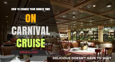 Adjusting Your Carnival Cruise Dinner Time: A Simple Step-by-Step Guide