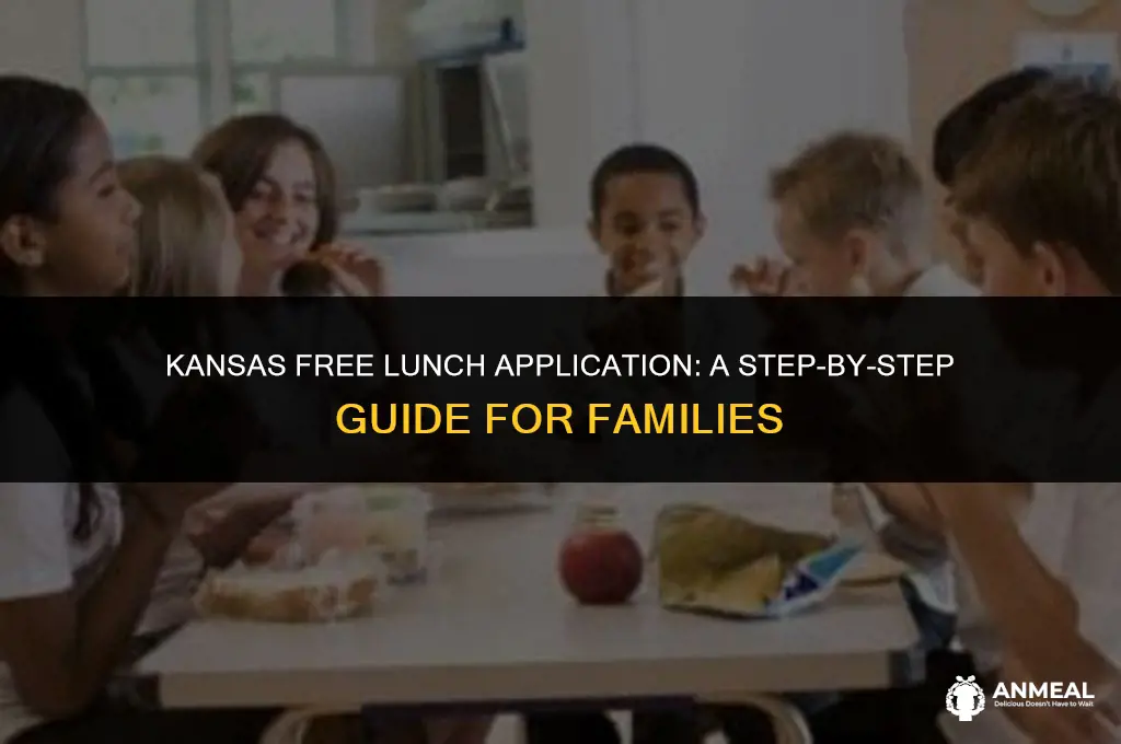 how to check on free lunch application kansas