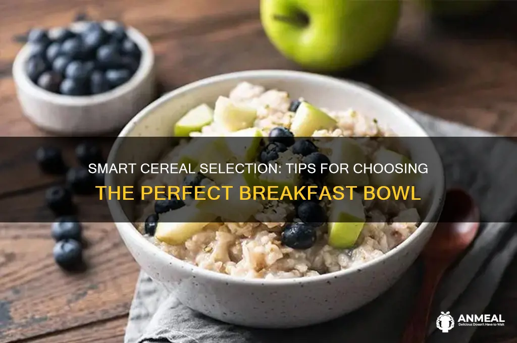 how to choose a breakfast cereal