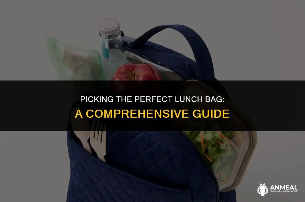 how to choose a lunch bag