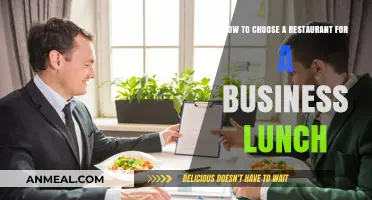Selecting the Perfect Spot: A Guide to Business Lunch Restaurants