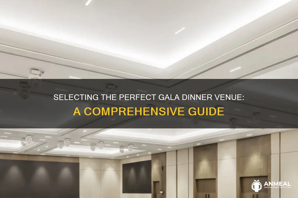 how to choose the right gala dinner venue