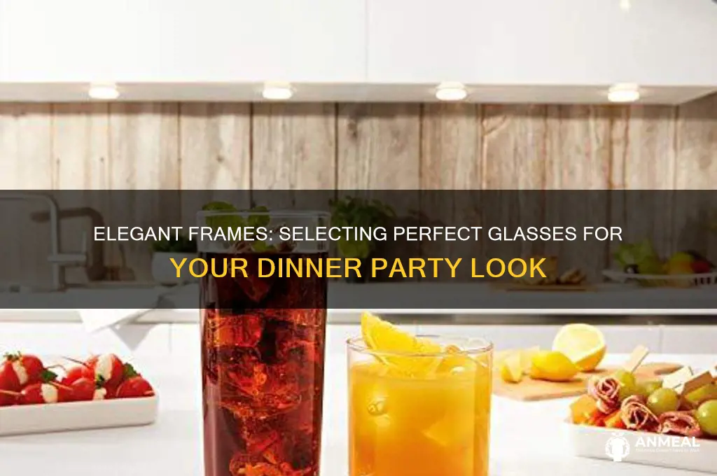 how to choose the right glasses for a dinner party