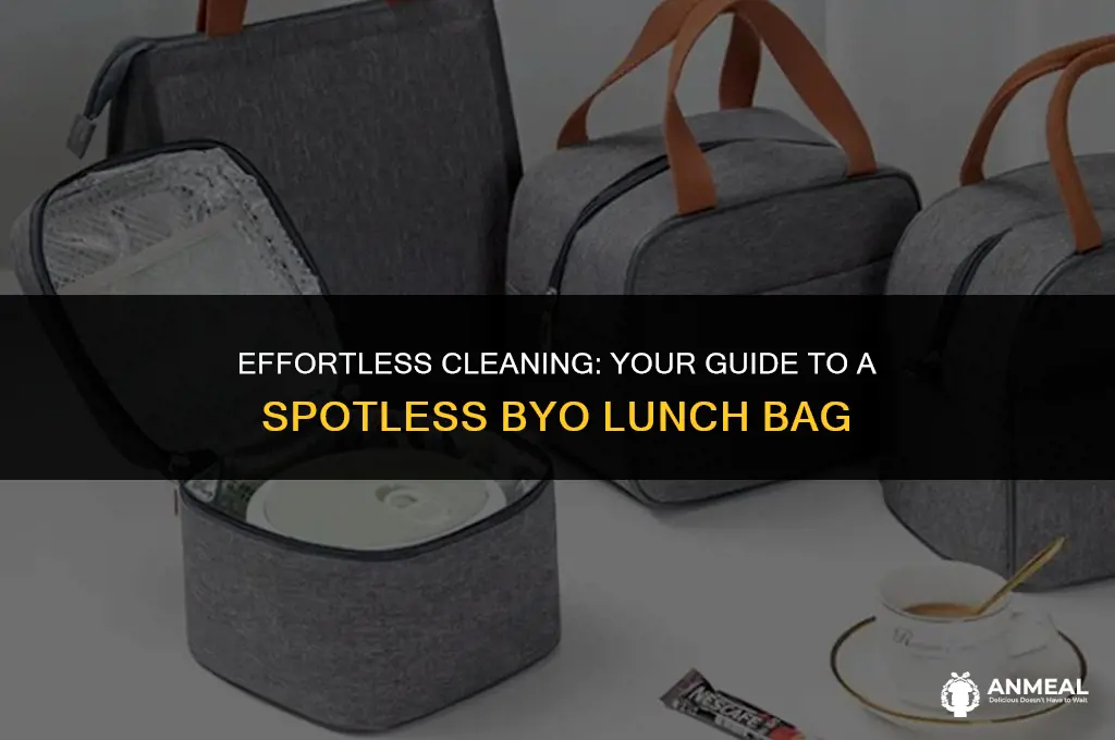 how to clean byo lunch bag