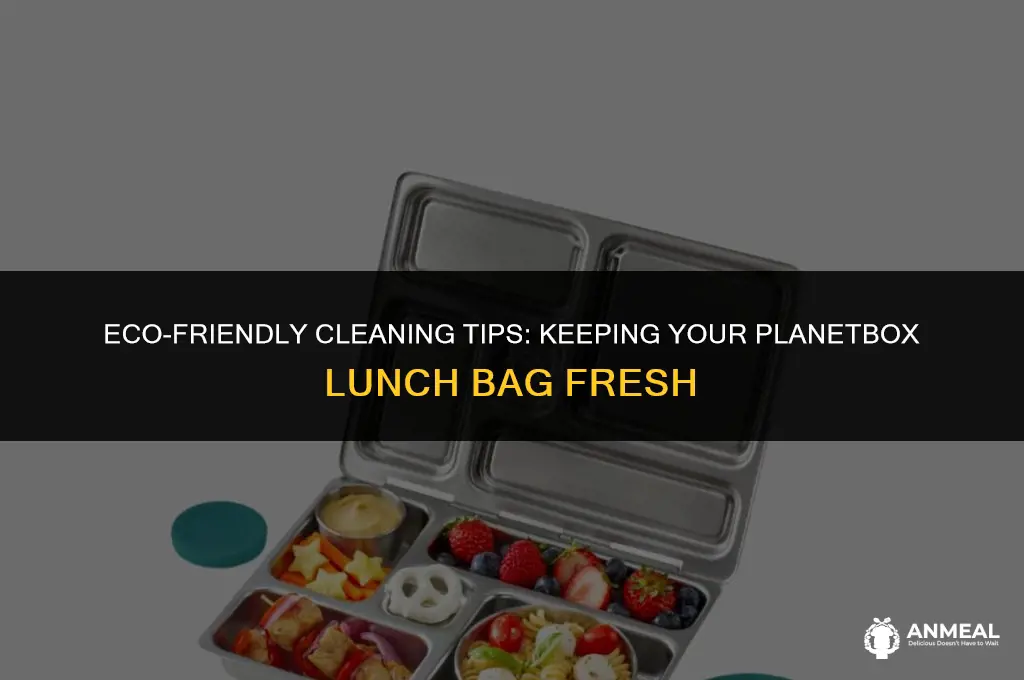how to clean planetbox lunch bag